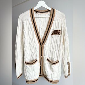 Maje Paris Lovers Knit Cardigan Sweater S